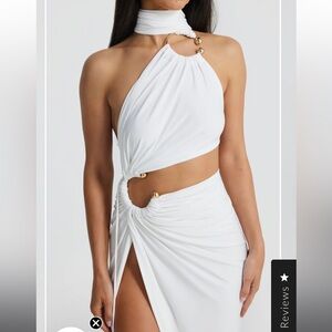 Melani The Label NEW white maxi dress